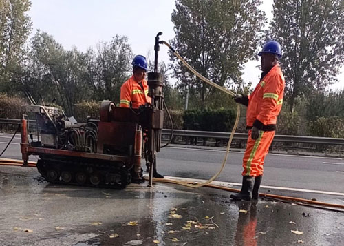 舒兰高速公路下沉注浆加固