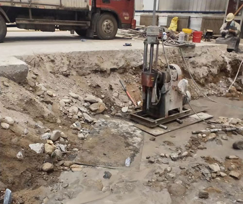 舒兰公路下沉压浆